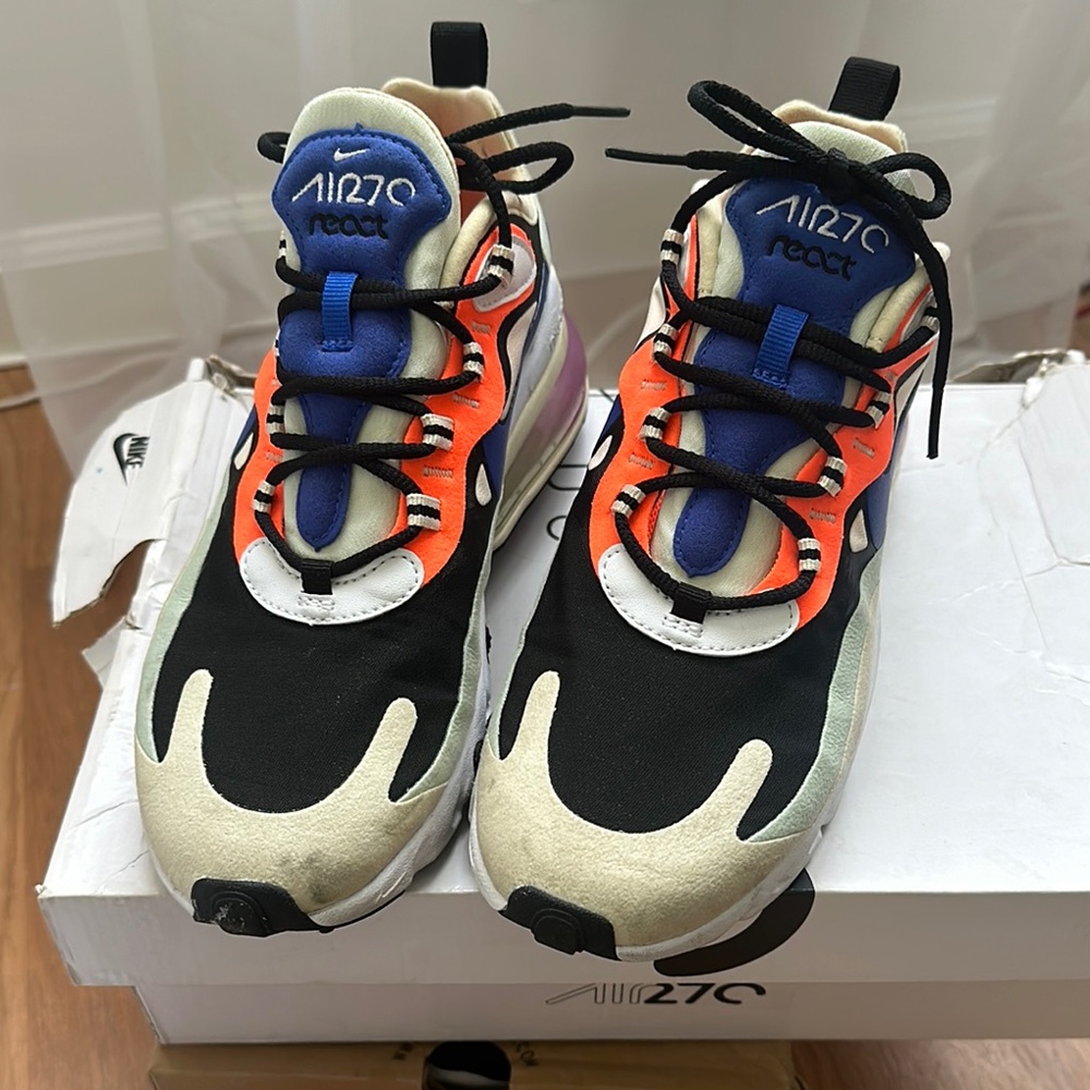 Nike Black and Orange Sneakers for Everyday Style